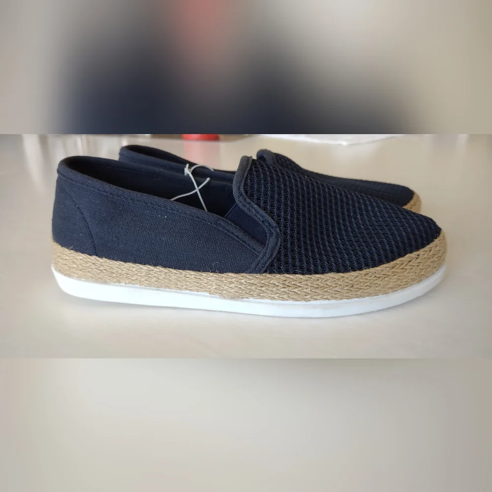 Kinetic Energy Navy Slip-On Espadrilles